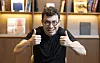 Duolingo founder Luis von Ahn poses for a photo during an interview with the JoongAng Ilbo, an affiliate of the Korea JoongAng Daily, at Episode Yongsan in Yongsan District, central Seoul, on April 11. [LIM HYUN-DONG]