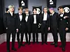 BTS poses for photos during a red carpet event ahead of the 61st Grammy Awards, the boy band's first appearance at the ceremony, in Los Angeles on Feb. 10, 2019. [BIGHIT MUSIC]