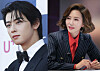 Actors Cha Eun-woo, left, and Kim Nam-joo [NEWS1/JOONGANG PHOTO]