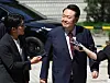 Former President Yoon Suk Yeol appears at the Seoul Central District Court in Seocho District, southern Seoul, on June 23. [YONHAP]