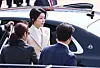 First lady Kim Keon Hee arrives at Seoul Airport in Seongnam, Gyeonggi, on June 10. [NEWS1]