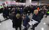 Older people are lined up at a job fair held at Mapo District Office in Mapo District, western Seoul, on Dec. 10. [NEWS1]