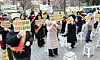 Members of a cataract insurance victims group hold a rally in front of the Financial Supervisory Service in Yeouido, western Seoul, on Dec. 20,2024, calling for all cataract-related complaints to be referred to the dispute mediation committee [NEWS1]