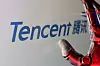 Tencent logo is seen in this illustration taken Feb. 16, 2025. [REUTERS/YONHAP]