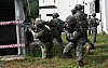 Multinational allied forces engage in combat exercises during a scientific combat competition in Inje, Gangwon on Sept. 25. [YONHAP]