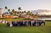 Mirae Asset Group Chairman Park Hyeon-joo and executives pose for a commemorative photo at Mirae Asset ETF Rally 2025 held in the United States in February. [MIRAE ASSET GLOBAL INVESTMENTS]
