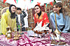 Visitors take a look around a booth set up at Salam Seoul Festival held on Oct. 22, 2024. [YONHAP]