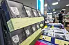 Han Kang's books including ″Light and Thread″ are displayed at Kyobo Book's Gwanghwamun branch in Jongno District, central Seoul, on April 24. [NEWS1]