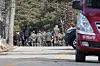 Military personnel inspect the scene of the accidental bombing in Pocheon, Gyeonggi, on March. 6. [NEWS1]