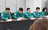 Seoul Metropolitan Government officials attend an emergency heatwave response situation review meeting at City Hall in Jung District, central Seoul, on July 9. [SEOUL METROPOLITAN GOVERNMENT]