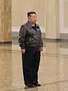Kim Jong-un visits the Kumsusan Palace of the Sun on Oct. 12. [RODONG SINMUN]