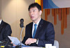 Financial Supervisory Service Gov. Lee Bok-hyun speaks in a press conference held in central Seoul on Tuesday. [YONHAP]