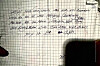A handwritten letter apparently carried by a North Korean soldier who died in Russia’s Kursk region dated Dec. 9, released by the Ukraine’s Special Operations Forces on its Facebook account on Tuesday, coinciding with Christmas Eve. [SCREEN CAPTURE]