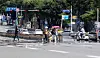 Heat haze rises over Dalgubeol Boulevard in Suseong District, Daegu, on June 23 as the mercury climbs past 30 degrees Celsius during a break in the monsoon rains. [NEWS1]