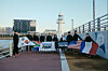 Runners of ″Haeparang 700K″ pose for a photo. [KOREA TOURISM ORGANIZATION]