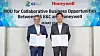 GS E&C Huh Yoon-hong, right, and Honeywell Industrial Automation CEO Lucian Boldea pose after signing a memorandum of understanding for collaborative business opportunities on May 28. [GS E&C]