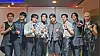 Boy band Stray Kids at the Le Gala des Pieces Jaunes charity event held in Paris, France, in January [JYP ENTERTAINMENT]