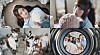 Rookie girl group Rescene in the promotional images for 'Glow Up″ [THE MUZE ENTERTAINMENT]