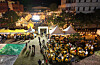Visitors attend a cultural festival held at the now-closed Miryang National University [MIRYANG CITY]