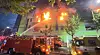 Firefighters suppressing a blaze that broke out in a factory in Incheon on June 2. [INCHEON FIRE SERVICES]