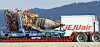 One of the plane engines of the Jeju Air crash is transported on a truck from the site of the accident at Muan International Airport on Jan. 4, seven days after the accident. [NEWS1]