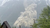 Mud and rocks slide down a mountain after a glacier partially collapsed covering most of the village of Blatten, Switzerland on May 28, in this screen grab taken from a handout video. [REUTERS/YONHAP]