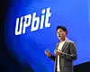 Dunamu CEO Oh Kyoung-suk gives a speech at the Upbit D Conference (UDC), held at the Grand InterContinental Seoul Parnas in Gangnam District, southern Seoul, on Tuesday. [DUNAMU]