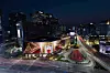 Shinsegae Department Store will begin screening Christmas-themed videos starting Nov. 7 on its massive LED screen, called the Shinsegae Square, shown here, which covers the outer wall of its main branch in the Myeongdong neighborhood of Jung District, central Seoul. [SHINSEGAE DEPARTMENT STORE]