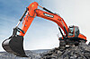 Doosan Infracore’s excavator, which is being supplied to a construction company in Saudi Arabia. [DOOSAN INFRACORE]