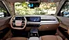 The interior of the Actyon, with the center console containing a display and all functions controlled through touch screens instead of physical buttons. [KG MOBILITY]