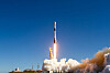 A SpaceX Falcon 9 rocket carrying South Korea's first domestically developed military reconnaissance satellite is launched from Vandenberg U.S. Space Force Base in California on Friday (local time). [SPACEX]