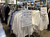 Clothes hung up at the Ewha Eco Shop on June 13. [LEE TAE-HEE]