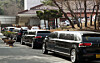 A funeral procession waits outside the crematorium at Youngrak Park in Gwangju on March 16, 2022. [YONHAP]