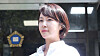 Actor Hwang Jung-eum walks out of Jeju District Court in Jeju after a hearing on Aug. 21. [YONHAP]