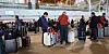 In this file photo, Chinese tourists entering Korea under the visa-free group tour program arrive at Incheon Port International Passenger Terminal in Yeonsu District, Incheon, on Oct. 13. [YONHAP]