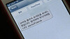A smishing scam message on a mobile phone [YONHAP NEWS TV]