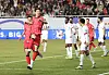 Lee Jae-sung celebrates after scoring the opening goal for Korea during a World Cup qualifier against Jordan at Suwon World Cup Stadium in Suwon, Gyeonggi on March 25. [YONHAP]