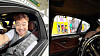 Singer Kang Won-rae shares a photo on Facebook on Oct. 12, saying that while he was once denied assistance at a self-service gas station, staff at a station in Yongin, Gyeonggi, warmly welcome him. A wheelchair is visible behind the driver’s seat, right. [SCREEN CAPTURE]
