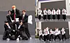 82Major holds a busking performance at the Gangnam Square on Sunday to promote the band's first EP ″Beat by 82.' [GREAT M ENTERTAINMENT]