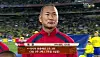 Jong Tae-se cries during a 2010 FIFA World Cup match between North Korea and Brazil at Ellis Park Stadium in Johannesburg, South Africa on June 16, 2010. [SCREEN CAPTURE]