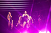 Pop star Dua Lipa performs at Gocheok Sky Dome in western Seoul for the Seoul leg of her ″Radical Optimism Tour″ on Wednesday. [LIVE NATION KOREA]