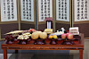 An example of a charye, or the Korean ritual of preparing a full meal for ancestors, is shown in this photo from Sept. 5, 2022. [YONHAP]