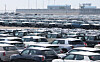 Cars are parked at a port in Pyeongtaek, Gyeonggi, on Aug. 1. [NEWS1]