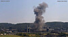 Smoke rises from an explosion at U.S. Steel's Clairton Coke Works plant in Clairton, Pennsylvania, on Aug. 11. [REUTERS/YONHAP]