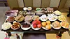 An example of a charye, or the Korean ritual of preparing a full meal for ancestors, is shown in this photo from Sept. 17, 2018. [YONHAP]