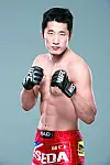 Welterweight Kim Dong-hyun poses for a portrait during a UFC photo session inside the MGM Grand Garden Arena on May 21, 2015 in Las Vegas, Nevada. [GETTY IMAGES]