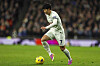 Tottenham's Son Heung-min controls the ball during a Premier League match against Everton at Tottenham Hotspur Stadium in London on Saturday.  [AP/YONHAP]