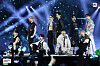 Boy band Cravity puts on a performance during the KCON music and culture festival held in Los Angeles last year [CJ ENM]