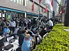 Anti-Yoon Suk Yeol protesters rally in central Seoul near Anguk Station on Apr. 4, demanding the Constitutional Court rule for the impeachment of former President Yoon. [YOON SEUNG-JIN]