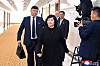 North Korean Foreign Minister Choe Son-hui departs Pyongyang on Oct. 26, for a trip to Russia and Belarus, in this photo released by the Korean Central News Agency the following day [KOREAN CENTRAL NEWS AGENCY]